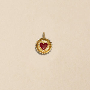 Gold Plated Heart Charm