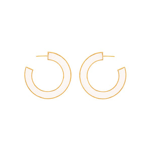 Nuba Gold Plated and Enamel Earrings