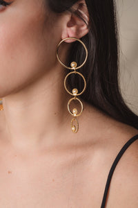 Rodas Gold Plated Earrings