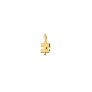 Mini Jigsaw Gold Plated Charm