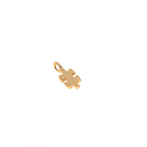 Mini Jigsaw Gold Plated Charm