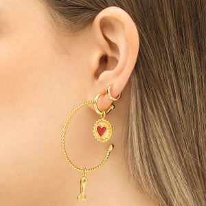Gold Plated Heart Charm