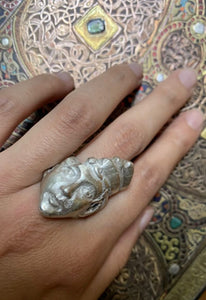 Martir Silver Sculpture Ring
