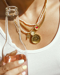 Love Gold Plated Necklace